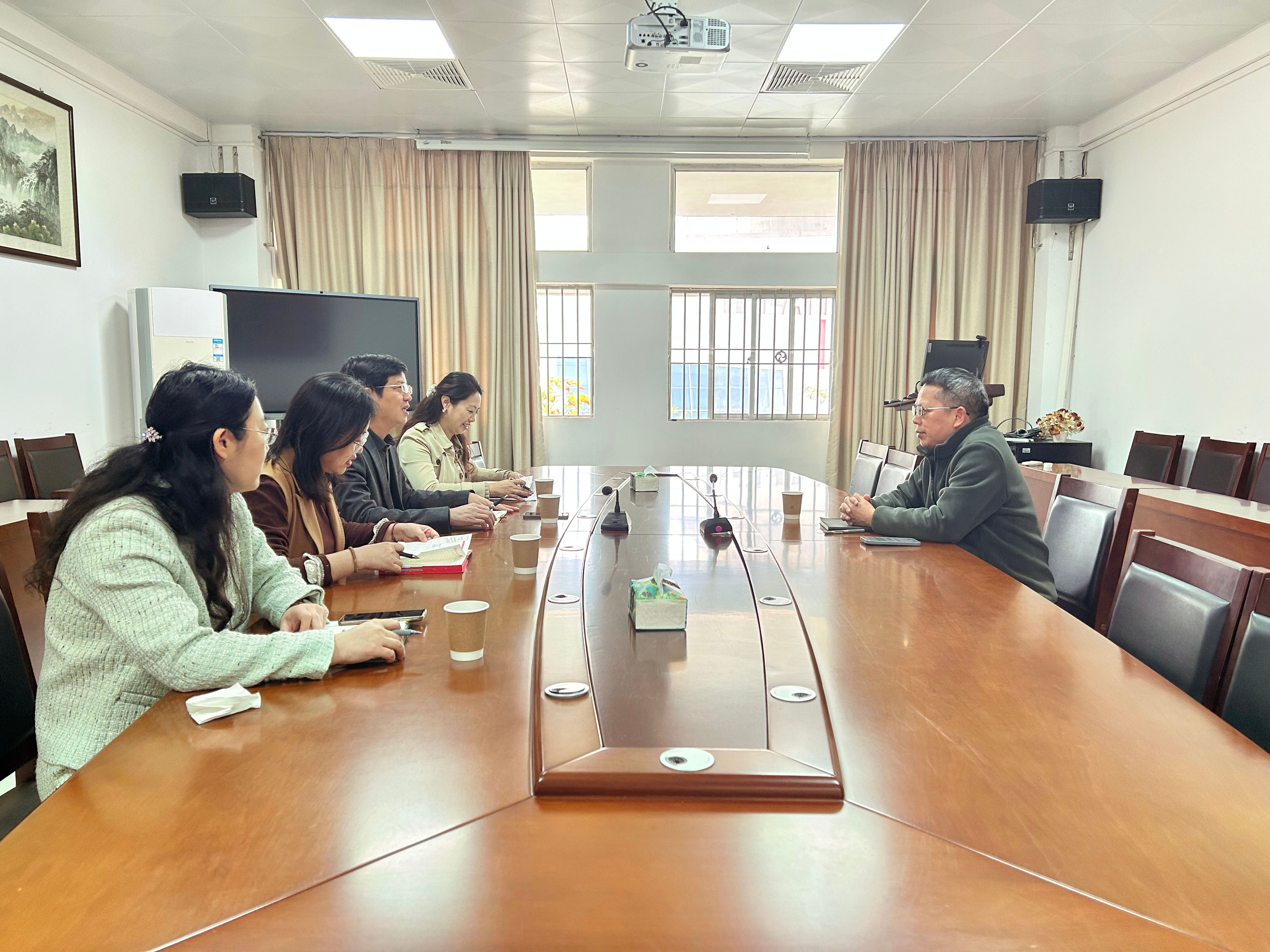 胡文涛副董事长调研bevictor伟德, 确保新学期各项工作开好局起好步